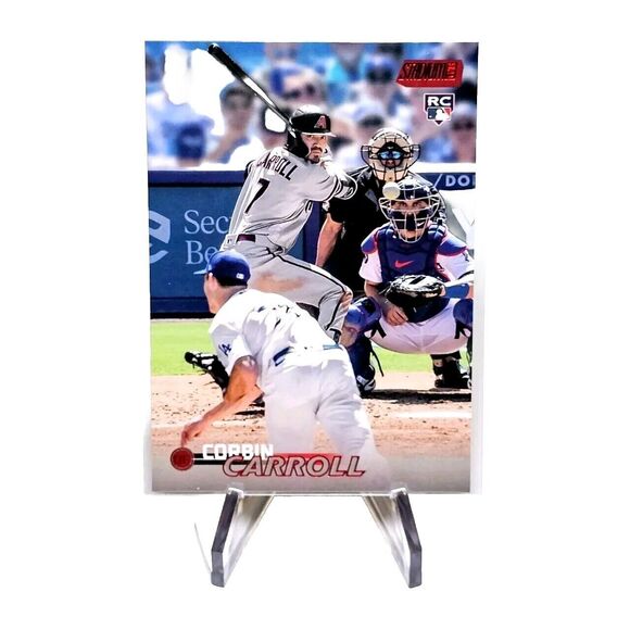 Corbin Carroll #131 Topps Stadium Club Rookie Red Foil 2023 MVP NM/M - Picture 1 of 4